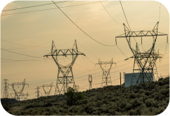 Electricity towers